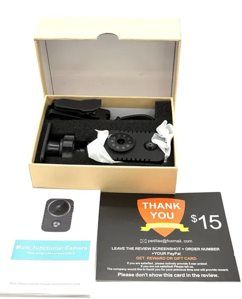 PEDZEN Full HD 1080P Mini Camera DVR No WiFi 