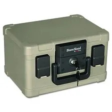 SureSeal Fire Safe with Key Lock, Taupe