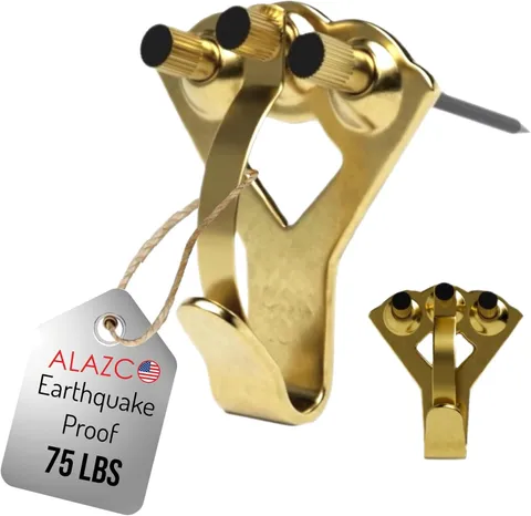 12 Pack Earthquake Safe Museum Quality Heavy Duty Tremor Proof Picture Hanging H