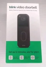 Blink Wireless Video Doorbell 2nd Gen Newest Model Black HD, NEW/SEALED
