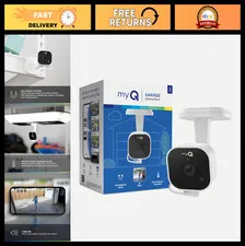 2K Smart Wi-Fi Garage Camera with Night Vision, 2-Way Audio, Motion Alerts & App
