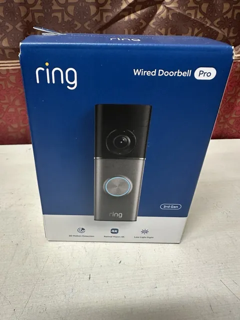 Ring Wired Doorbell Pro 4K (Newest Model) | 3rd Gen | Sealed
