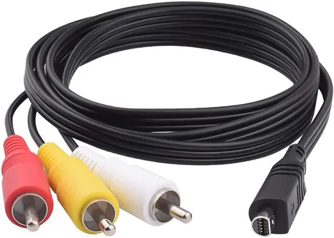 Replacement Sony AV Cable for Handycam, VMC-15FS VMC-30FS 10Pin Audio Video C...