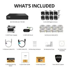 New Defender Sentinel Ai 8 Channel Nvr System