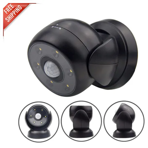 Battery Operated Motion Sensor Spotlight - 200 Lumen Waterproof Security Light