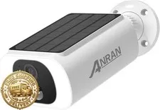 ANRAN 2K Solar Security Cameras Wireless Outdoor, 2.4Ghz WiFi Surveillance Outdo