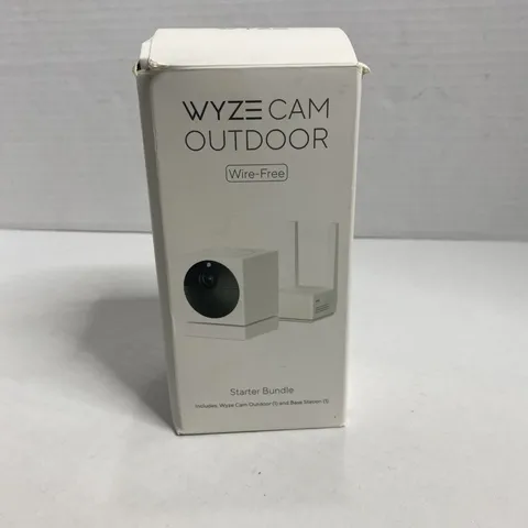 Wyze Cam Outdoor Starter Bundle 1080p HD Indoor Outdoor Wire-Free Read Descrip