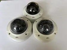 LOT OF 3 AXIS P3225-LVE MKII 0955-001 Network Dome Security Camera FOR PARTS