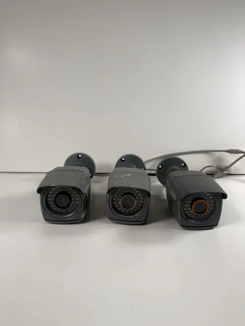 Q-SEE QD6508B-4H Gray Outdoor Security Color Camera Lot Of 3 For NTSC System