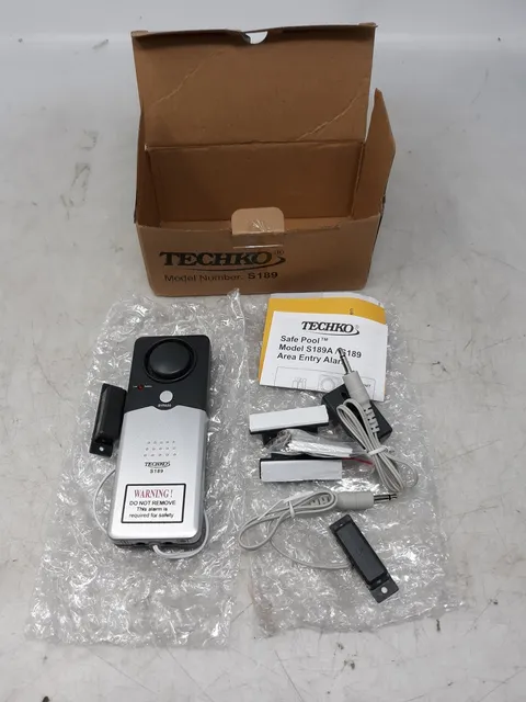 TECHKO S189 Ultra Slim Safe Pool Area Entry Alarm 