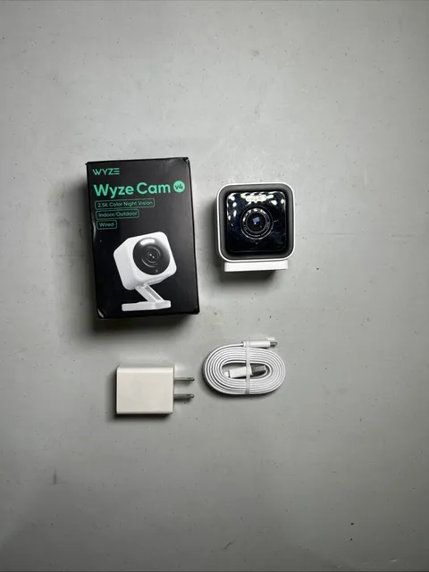 Wyze Cam v4 - 2.5K QHD Indoor/Outdoor WiFi Smart Security Camera