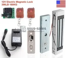 180KG Magnetic Lock 5 In 1 Complete Kit Power Plug for Access Control Door Lock