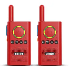 Calltou 2 Way Intercom For Elderly 3300Ft Rechargeable 1000Mah Battery Vox