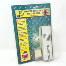 Mr. Chime Motion Detector Welcome Chime DA3 PIR Door Announcer Battery Powered