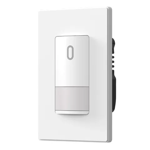 Matte White Single Pole Occupancy Motion Light Switch, Need Neutral Wire, 120...