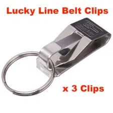 Lucky Line Secure-A-Key Belt Key Clips x 3 -FREE POST! LUL40401