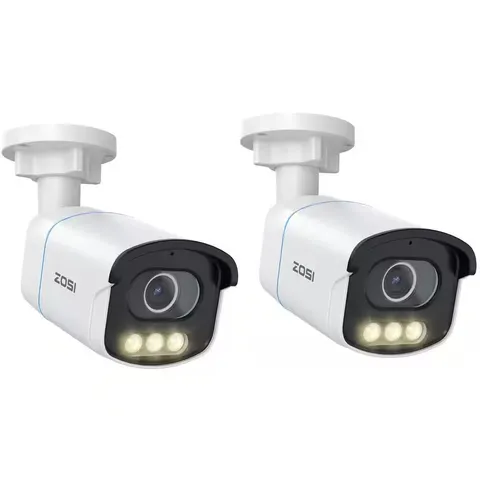 C186 5MP 3K POE Outdoor Hardwired Home Security Camera, Aurora Lux Color Night V