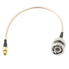 MCX Male to BNC Male Adapter Connector RG316 Coaxial Cable 25cm Long