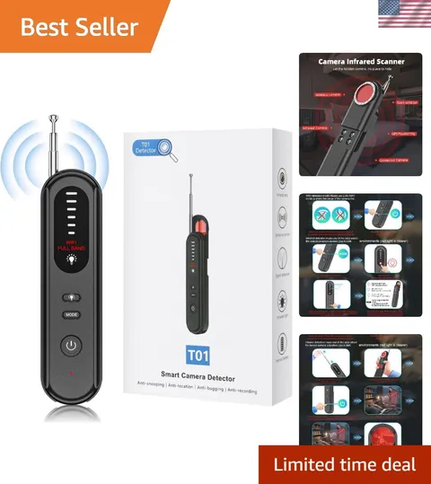 Rechargeable Hidden Camera Detector - Effective RF Signal & GPS Detection