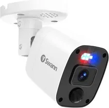  Add-On DVR Flashing Light Bullet Camera with Sensor Spotlight, 4K UHD Video, 