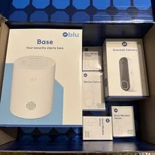 Blue by ADT Smart Home Security Starter Kit - Base, Doorbell Camera, 3 sensors
