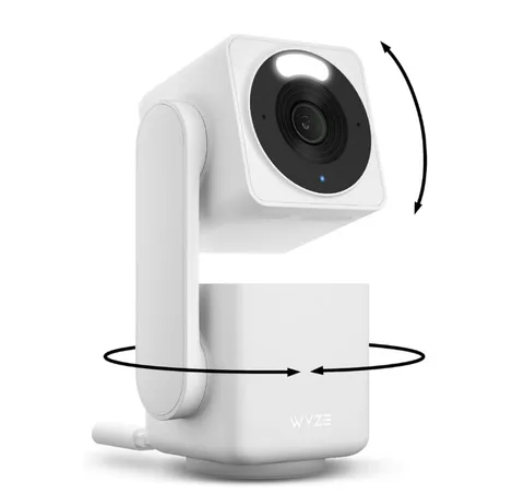 NEW!Wyze Cam Pan v4 4K Smart Security Camera,AI Indoor/Outdoor Camera with Color