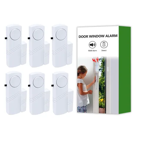 Door Window Alarm, 90dB Door Alarms Sensor for Kids Safety, Home Security, Do...