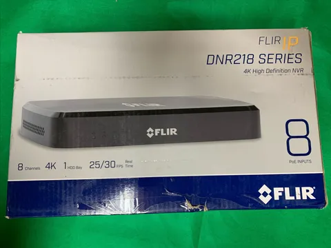 FLIR DNR218 8-Channel Security DVR/NVR w/ 2TB HDD & Power Supply