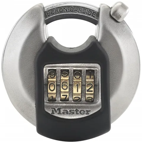MASTER LOCK Heavy Duty Circular Combination Padlock, Security level 8/10, Combin