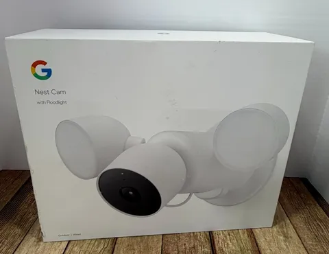 Google Nest Cam With Floodlight - Wired Outdoor Smart Home Security Camera