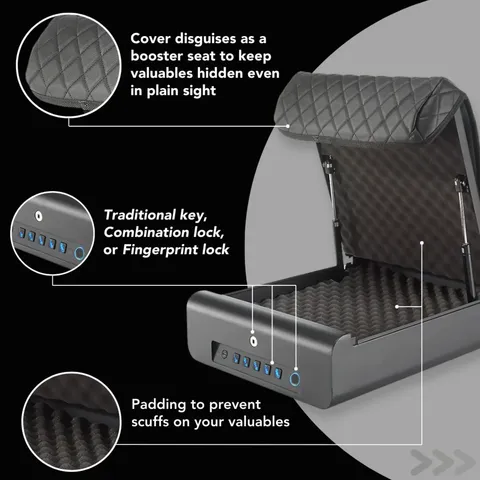 BoostedSafe Elite: Fingerprint, Key & Digital Combo Safe Open Box