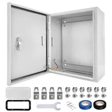 CXCESNS Outdoor Electrical Box 12 x 10 x 6''D NEMA 4X 12 x 10 x 6'', silver 