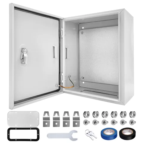 CXCESNS Outdoor Electrical Box 12 x 10 x 6''D NEMA 4X 12 x 10 x 6'', silver 