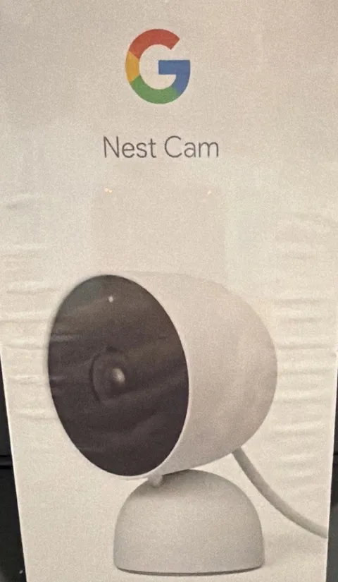 Google Nest Cam Indoor Wired 2nd Gen 1080p White Wi-Fi Night Vision Alerts