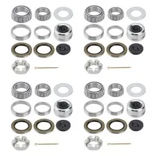 Boat Trailer Axles Bearing Kits 25580 14125A with Grease Seals Spindle