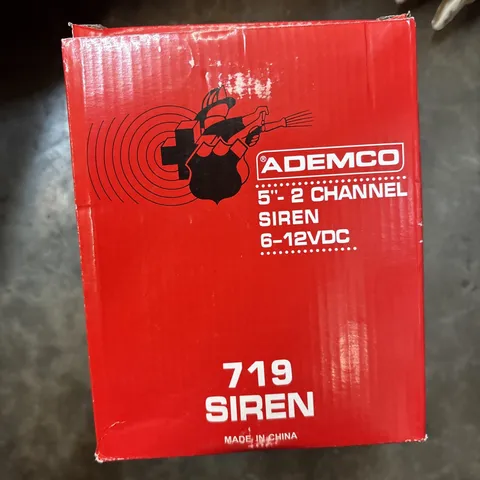 ADEMCO HONEYWELL 719 SELF- CONTAINED ELECTRONIC SIREN *NEW OTHER* 