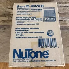 New 6 Units Nutone IS-445WH 5" Inside Intercom Speaker IS-445 IMA-4406 IM-4406