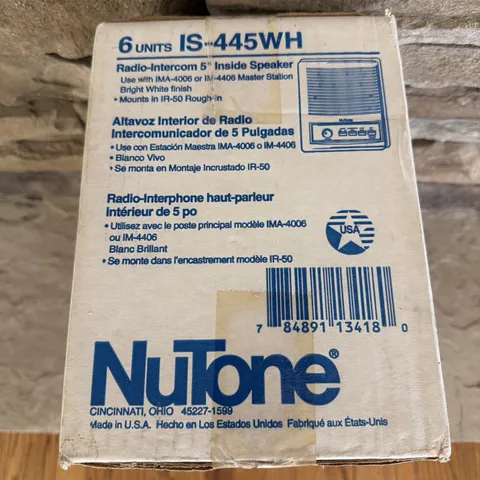 New 6 Units Nutone IS-445WH 5" Inside Intercom Speaker IS-445 IMA-4406 IM-4406