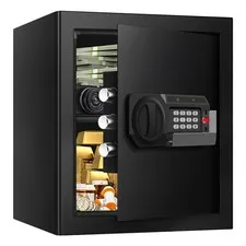 2.0 Cuft Security Safes for Home Use Fire and Water Proof, Steel Safe Box for...