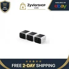 eufy Security SoloCam S220 3-Cam Pack, Solar Wireless Security Camera