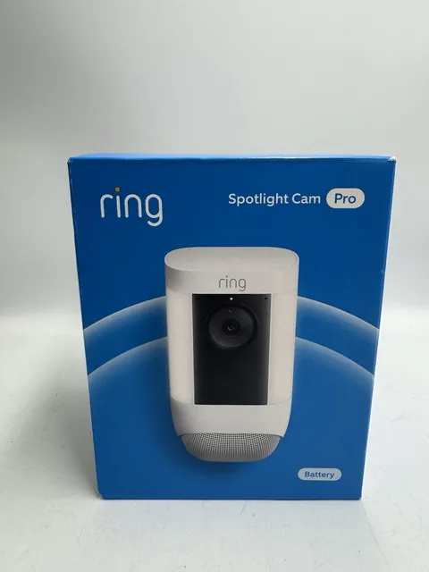 Ring Spotlight Cam Pro Battery White 1080p HDR Outdoor Security Camera Sealed