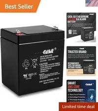 Reliable 12V 4Ah Rechargeable Alarm Backup Battery - Fits Honeywell, DSC & More