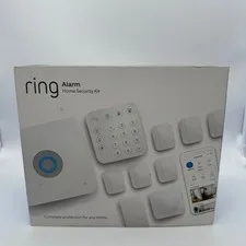 Ring Alarm 10-Piece Home Security Kit 2nd Gen White DIY Wireless System New