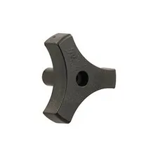 JR Products 20195 Tri-Lug Window Knob - 13/16" 13/16 Inch Black