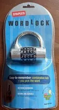 Word lock Combination Padlock Gym Locker Bike Luggage 12015-US STAPLES NEW