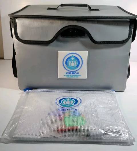 ICE BOX Fire Resistant Document Box In Case Of Emergency Box And Key System Only