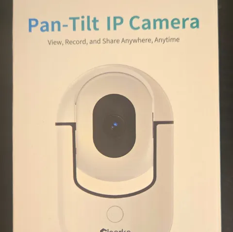 Indoor Wi-Fi Pan-Tilt IP Camera 1080p Works w/ Alexa Google, White, 1pc