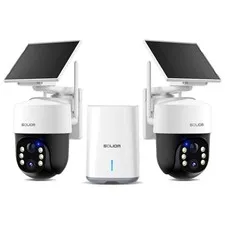 Security Cameras Wireless Outdoor,4K Ultra HD for Day and Night, No Subscript...