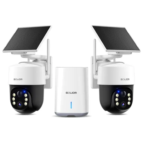 Security Cameras Wireless Outdoor,4K Ultra HD for Day and Night, No Subscript...