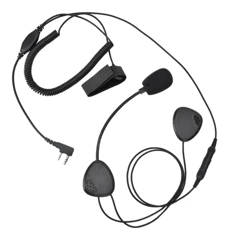 Motorcycle Helmet Headset Waterproof Noise Reduction Helmet Mic PTT Earphone For